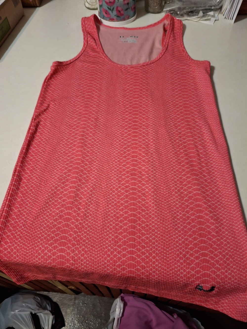 Under Armour Pink Fitted HeatGear Tank